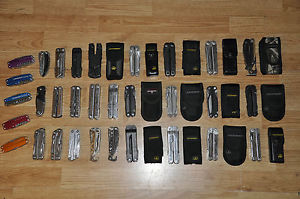 Collection LOT OF 31  LEATHERMAN Multi Tool Sheaths Mut Wave Oht Surge