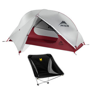 MSR Hubba NX 1 Person Tent - With FREE Camping Chair