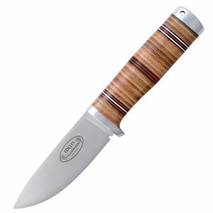 NEW FALLKN Nl5, Leather Handle, Plain, Leather Sheath NL5L