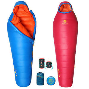 HIGHROCK Ultralight Outdoor Duck Down Sleeping Bag Camping -20 to -15 Degree