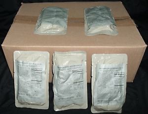 Case Lot of 50 Marinara Sauce with Meatballs MRE Entrees, Meals Ready to Eat
