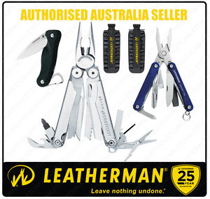 Leatherman WAVE MultiTool + Nylon Sheath + 42 Bit Kit + Crater C33 + Squirt PS4