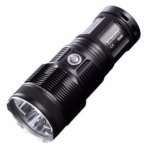 NEW NITCOR Tm15 Tiny Monster Flashlight, Black, 2650 Lm, 4x 18650