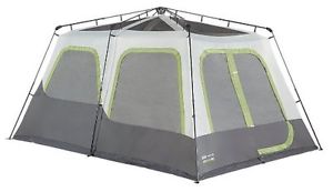 Coleman Company Signature Instant Cabin 10 Person Classic Tent, Black/Grey