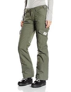Pantaloni da donna Billabong Daft, Marrone (Esercito), S