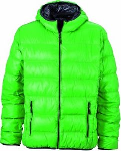 James & Nicholson - Daunenjacke Men's Down Jacket, Giacca Uomo, Verde (green/car