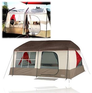 Outdoor Camping Tent Family Dome Large 2 Room Backpack Hiking Backyard -9 Person