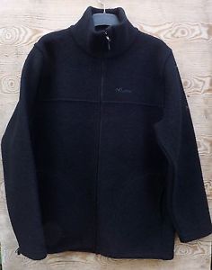 Mufflon Winter wool jacket Jackson for men, Size M, black