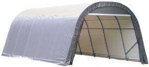 ShelterLogic 76632 Grey 12'x28'x8' Round Style Shelter