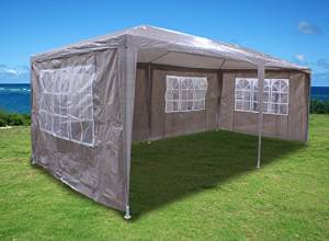 New 20'x10' Outdoor Party Wedding Tent Gazebo Events Pavilion - Beige