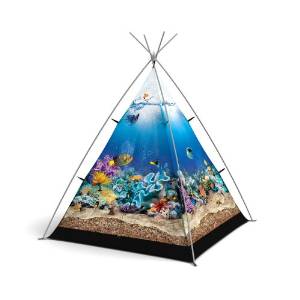FieldCandy Little Campers Something Fishy Aquarium Play Teepee