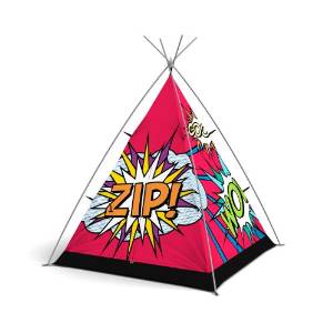FieldCandy Little Campers Top of the Pops Comic Book Superhero Play Teepee