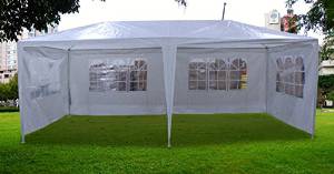 New 20'x10' Outdoor Party Wedding Tent Gazebo Events Pavilion - Beige