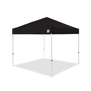 E-Z UP Pyramid Instant Shelter Canopy, 10 by 10', Black