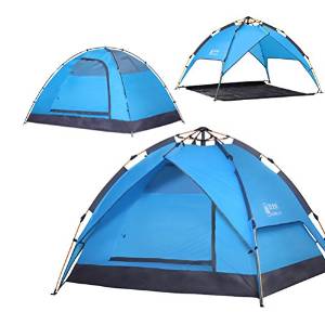 SANKE Outdoor Automatic Tent Waterproof Double Layer 3-4 Person