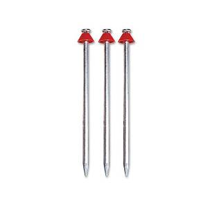 NAIL TENT STAKE WITH ROUND TOP - STEEL, Case of 100