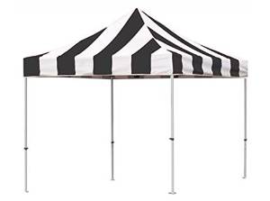 Eurmax STD easy pop up canopy tent stripe black/white