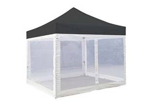 Eurmax STD easy pop up canopy tent white with meshwalls