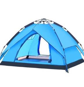 Quality Goods Three Users Is More Than 3 to 4 People Fully Automatic Tent Camping Combo Double Rainproof Tent Camping Outfit