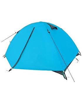 ZJKC&reg; 2 Person Double Layer One Door 7.9mm Aluminium Alloy Pole Instant Backpacking Tent 4 Seasons Camping Tent