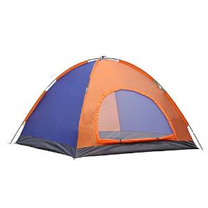 ZJKC&reg; 3-4 Person Backpacking Tent Ultralight 7.9mm Fibreglass Pole 170T Polyester tent for 4 Seasons with Rain Fly for Camping Outdoor