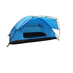 ZJKC&reg; Double Layer 2 Person Family Camping Tent, 82.7 x 59.1 x 43.3 Inches, 6.6 lbs, Waterproof Anti-tear Rainfly Relaxing Sun Shade Backpacking Tent