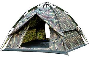 Generic Enlarged Side 6 Person Tent Color Green
