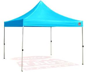 Outlet Tags Canopy - 10ftX10ft Pop-Up Tent for Vendors, BBQ, Sun Shelter, Sports Teams, Outdoor Events - BABY BLUE