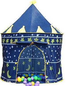 0.5 Outdoor ChilDren Tent Princess Tent Children Account Game House Baby Toy House Castle Tent , blue