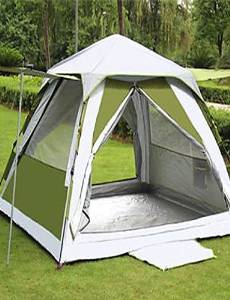 Ling@ Breathability / Ultraviolet Resistant / Rain-Proof Oxford / Polyester One Room Tent Army Green