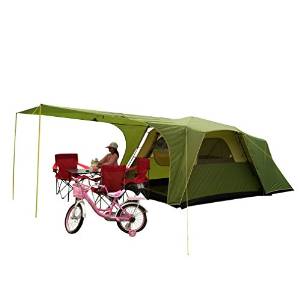 8'x8'Instant Tent Camping Tent 5 Person Green Rainfly Double Layer Family Camping Hiking Outdoor Tent