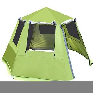 9'x9' Lightspeed Outdoors Ample 5 Person Instant Tent, Green,Shelter