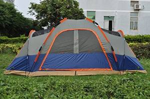 Fully Automatic Two Hall 6-8 Person Double Layer Camping Tent