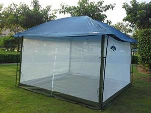 Outdoor Camping Mesh Tent Breathable Anti-Mosquito for 8-10 Person 3 m * 3 m 2.7 m