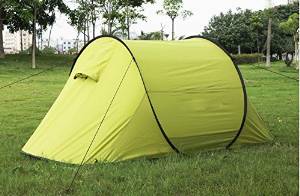 WZH Double camping Tent automatic Quick opening the tent Single layer windproof Waterproof anti cold