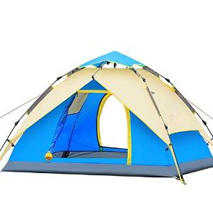 WZH Factory direct the new Tent 3-4 people Automatic hydraulic Double layers camping Outdoor quick opening
