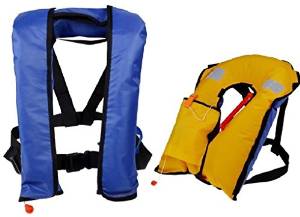 Cherry Queen Automatic/Manuel Auto Inflate Inflatable PFD Survival Buoyancy Life Jacket Vest