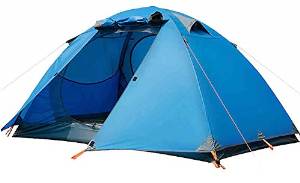 Generic Solid Accent 6 Person Tent Color Blue