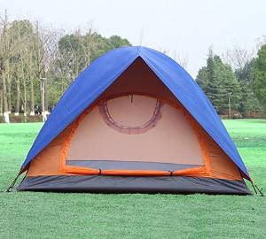 3-4 people with double spring wind rain outdoor camping tent tents