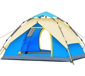 3-4 automatic outdoor camping tent with double rain-proof tent colors