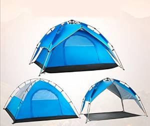 Automatic tent 3-4 Camping supplies for use rain outdoor tent for tent double green, blue, Orange
