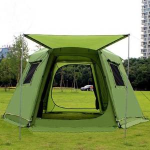 6-8 automatic aluminum outdoor camping tent tents waterproof sunscreen accounts working party picnic