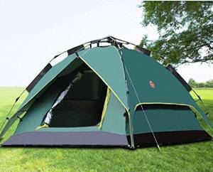 Three-cord is convenient speed automatic people hiking camping tents 3-4 tents