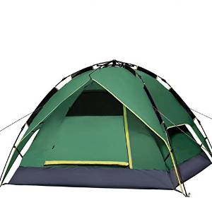 Creeper 3-4 Person Automatic Quick Opening Double Sunscreen Tent Rainproof Windproof Outdoor Camping Tourism Three Uses of The Tent