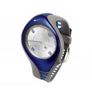 Nike Triax Swift 3h Analog Watch - Medium Grey/Blue Sapphire - WR0093-015