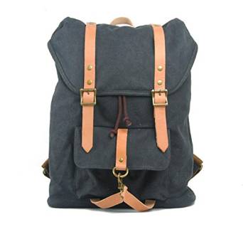 Whatland Leisure Canvas Shoulder Backpack