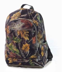 Sherwood Camo Back Pack - 600 Denier Polyester Case Of 12