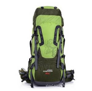Professional Mountaineering Bag Both Men and Women Backpack Shoulders Hiking Backpack 45 Waterproof Outdoor Tourism L50l55l80l Green
