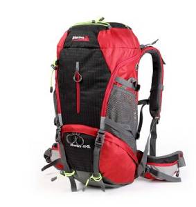 Hiking Backpack Backpack for Men and Women Hiking Bag Red 40 + 5 L L