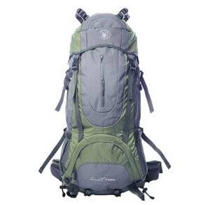 Professional Outdoor Leisure Travel Backpack 60 + 5 L Backpack Outdoor Large Army Green Mountaineering Bag Bag with 3 D System